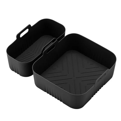 Rectangle Air Fryer Silicone Liner 3L/6L Big Small Double Basket for Philips NA350 Airfryer Accessories Silicone Basket Mold