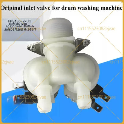 FPS135-270G Washing Machine Inlet Solenoid Double Valve Compatible with Haier XQG70-1279 Front Load Washer Water Inlet Valve Replacement