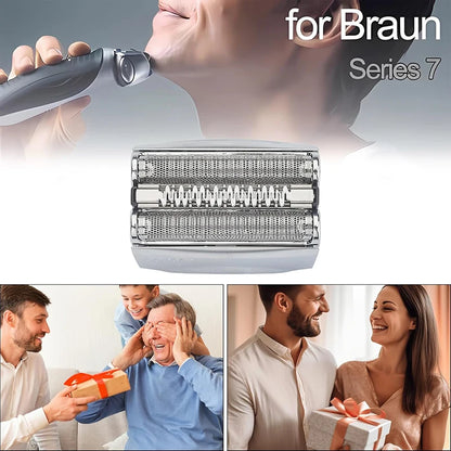 70S Replacement Shaver Foil & Cutters Compatible with Braun Series 7