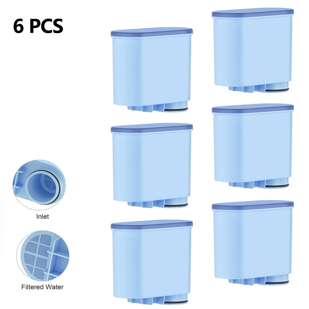 8/6PCS Coffee Machine Water Filter Replacement Compatible with Philips Saeco AquaClean Filters Descaling CA6903/10/00/01/22/47 CMF009