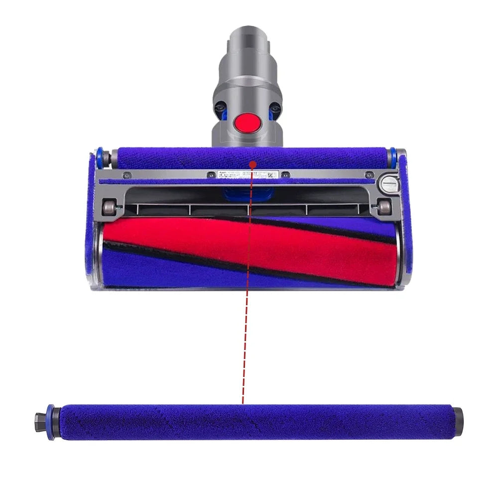 Roller Brush Bar Spare Parts for Dyson V6 V7 V8 V10 V11 Vacuum Cleaner Hard Floor Brush Main Brush Core Accessories Replacement