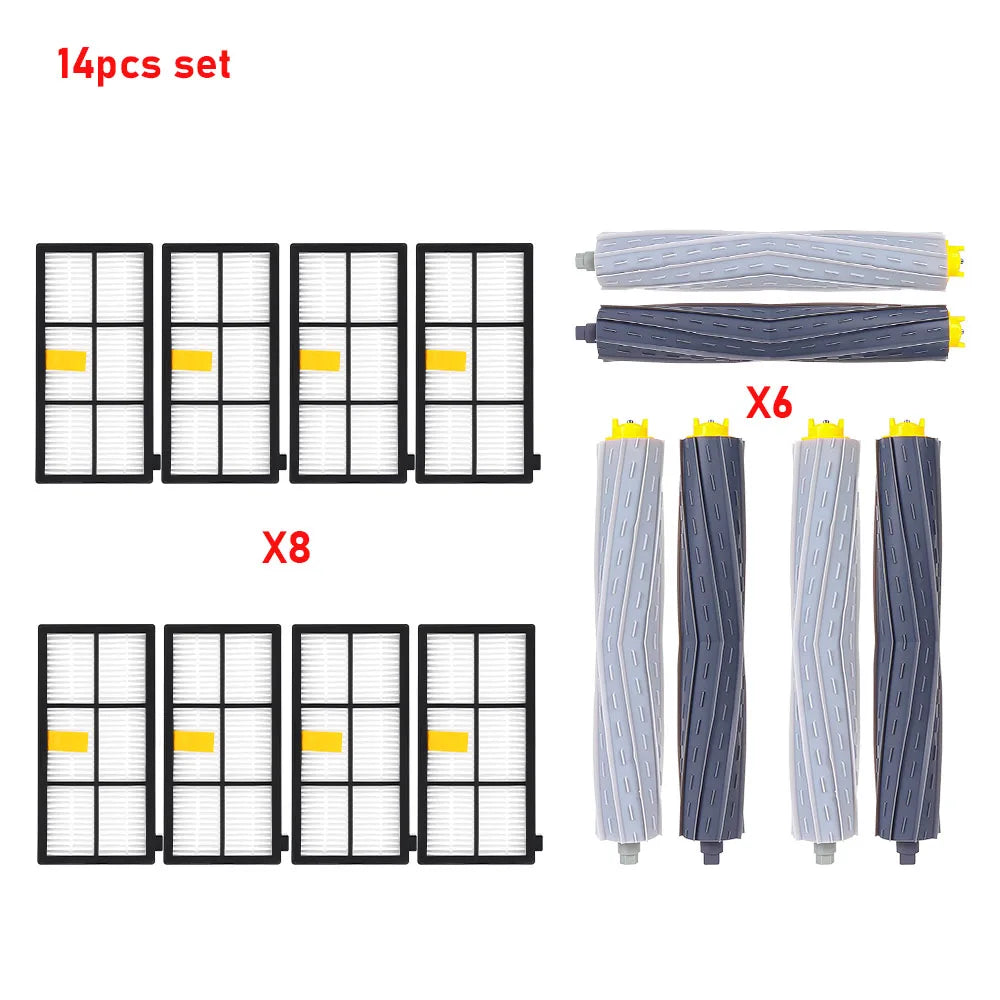 For iRobot Roomba 800 900 Series 860 870 880 890 940 960 966 980 Vacuum Cleaner Roller Brush Wheel Side Brush Hepa Filter Part