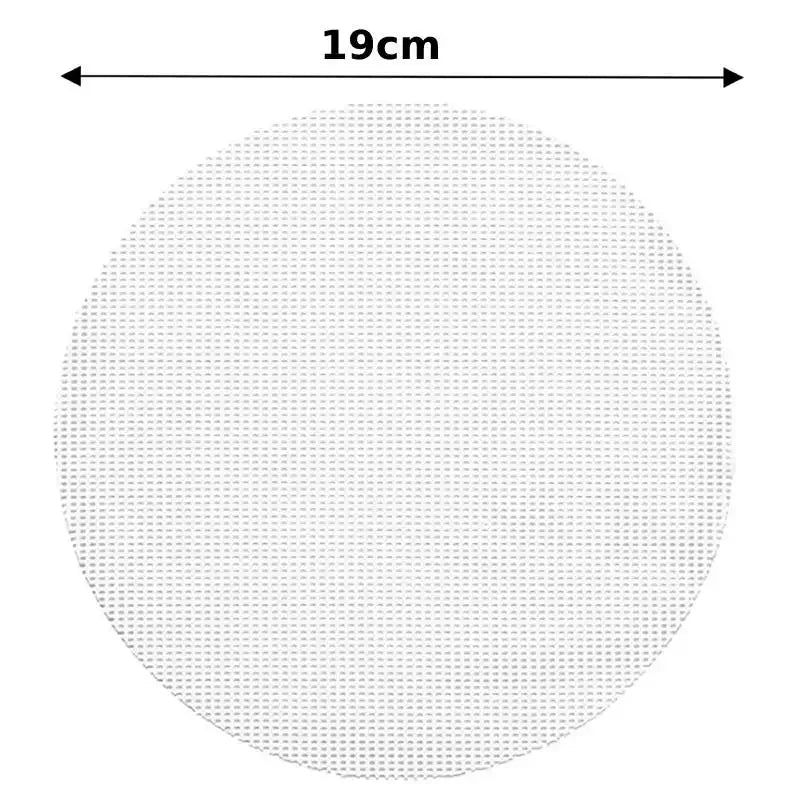 4pcs Silicone Steamer Mat Reusable Round Mesh Liner Non Stick Steaming Pad for Buns Dumplings Dim Sum Baking Pastry Kitchen Use