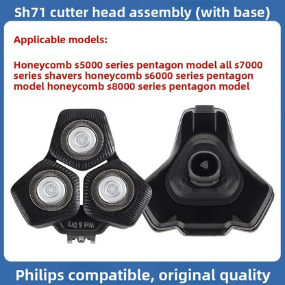 SH71 Replacement Shaver Head Compatible with Philips Series 5000 / 7000