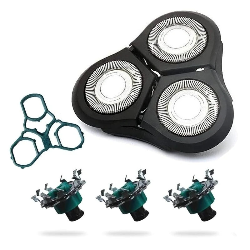 RQ11 Replacement Heads Compatible with Philips RQ1131 RQ1141 RQ1150 RQ1155 RQ1185 RQ1195, Upgraded Electric Shaver 2D Models
