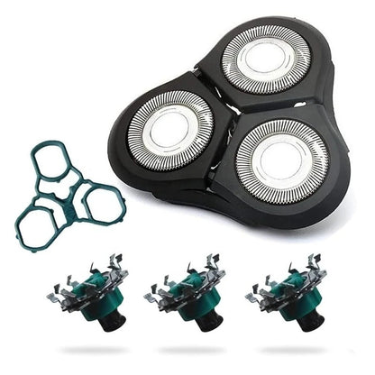 RQ11 Replacement Heads Compatible with Philips RQ1131 RQ1141 RQ1150 RQ1155 RQ1185 RQ1195, Upgraded Electric Shaver 2D Models