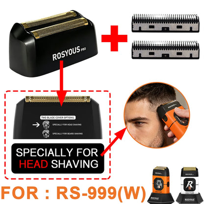For ROSYOUS RS-999 Quality Replacement Double Foiled Blade Net Electric Shaver Repair Accessories Wholesales