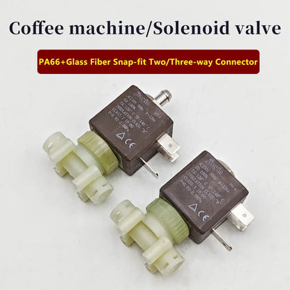 230V Solenoid Control Valve & High-temperature Resistant Steam Valve for Espresso Machine Accessories