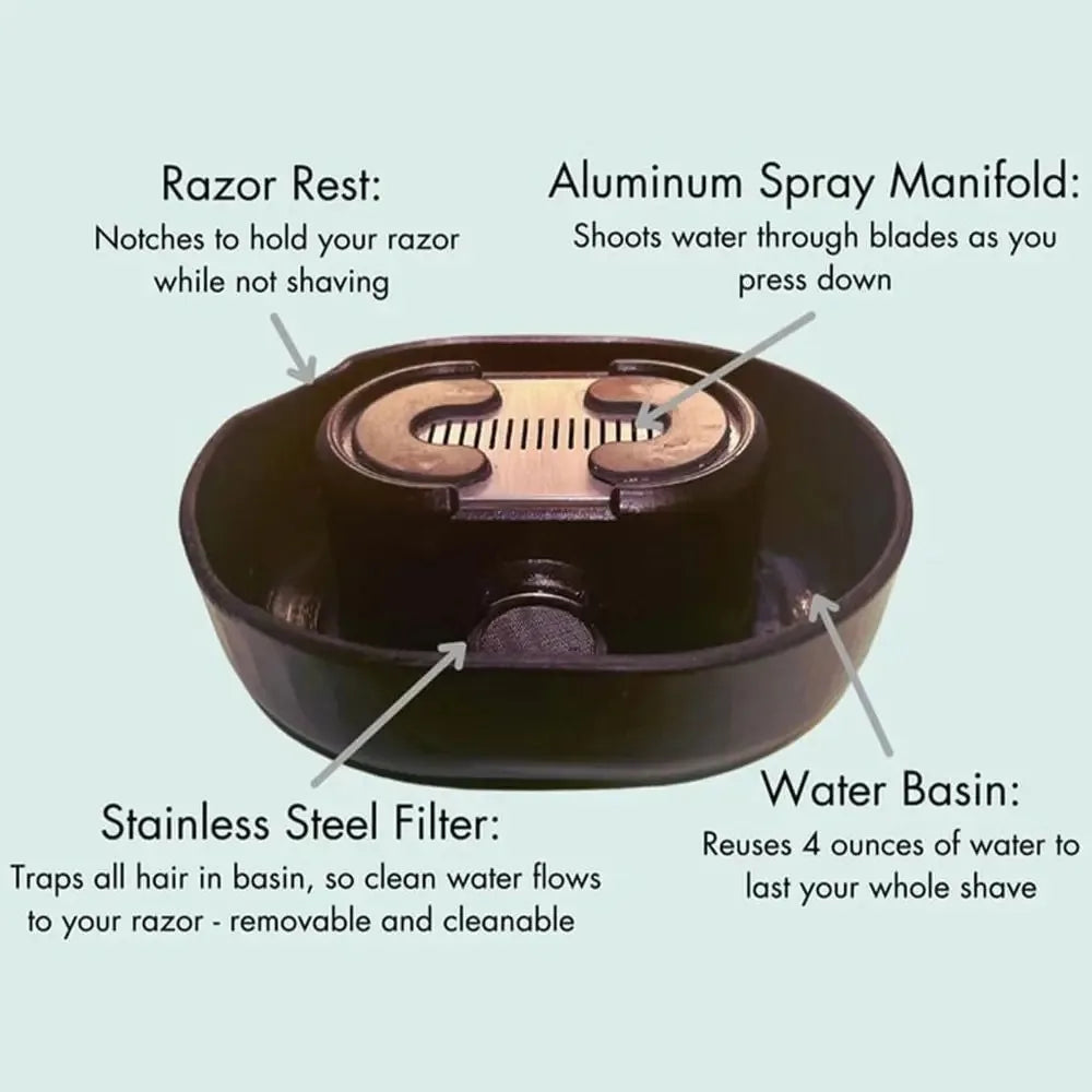 Manual Shaver Cleaning Container