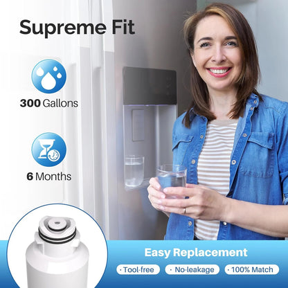 Replacement Refrigerator Water Filter Compatible with Samsung DA29-00020B / RF28HMEDBSR / RF28K9380SR