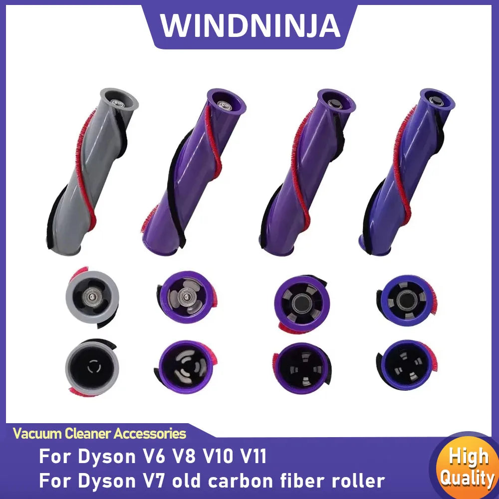 Brush Roll Parts Compatible with Dyson V6 V8 V10 V11 Compatible Cordless Brushroll Cleaner Head Brush Bar Roller Replacement Kit