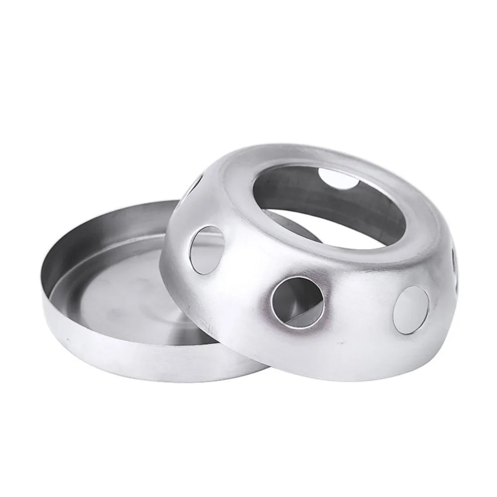 Hollow Teaware Round Teapot Warmer Teapot Stove Stainless Steel Base Heater