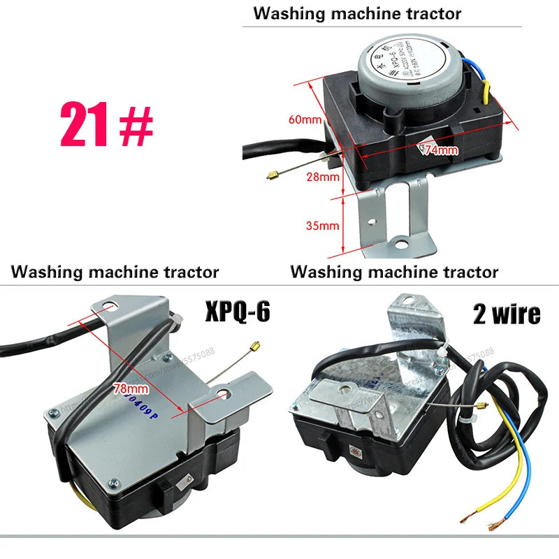 Fully Automatic Washing Machine Tractor Drain Switch Drain Motor Drain Valve Dehydration Motor