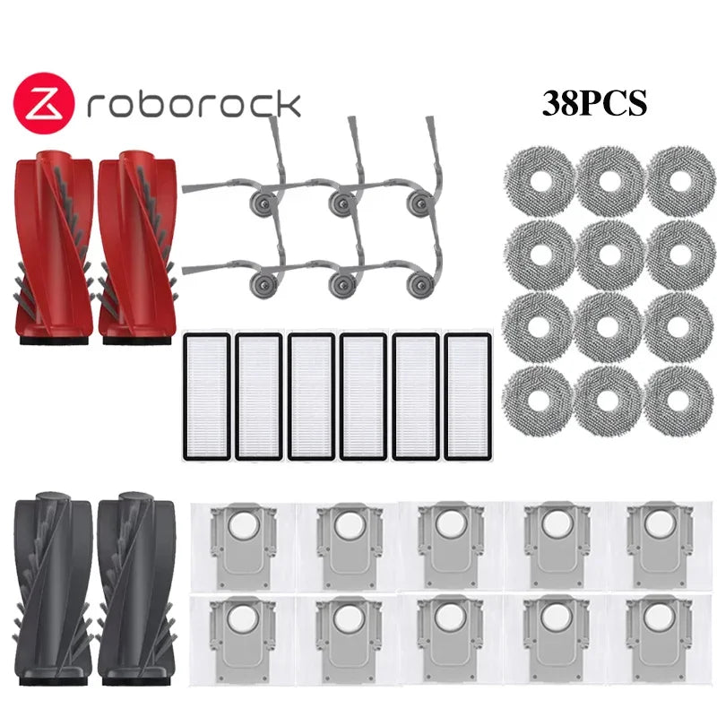 Compatible with Roborock Qrevo Curv Robot Vacuum Cleaner Accessories Main Roller Side Brush Hepa Filter Mop Cloth Dust Bag Parts Replacement