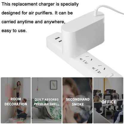Replacement Charger for Dyson Air Purifier TP04 TP05 TP06 BP01 DP04 - High-Quality Power Adapter, Overload Protection