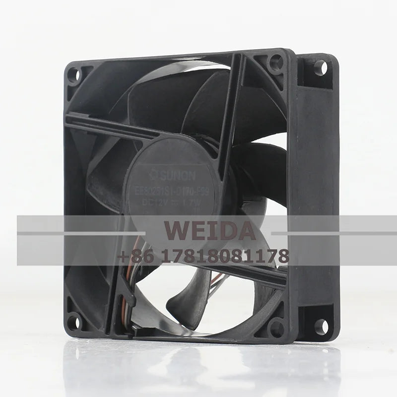 SUNON 8CM EE80251S1-D170-F99 DC12V 1.7W 80x80x25MM projector cooling fan