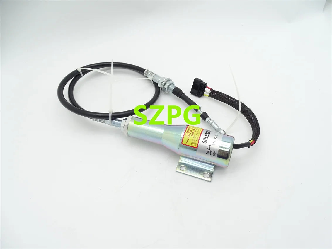 For 24V Solenoid valve 11110030 Compatible with Volvo L70C L90C L120C L150C L180C L330C Diesel