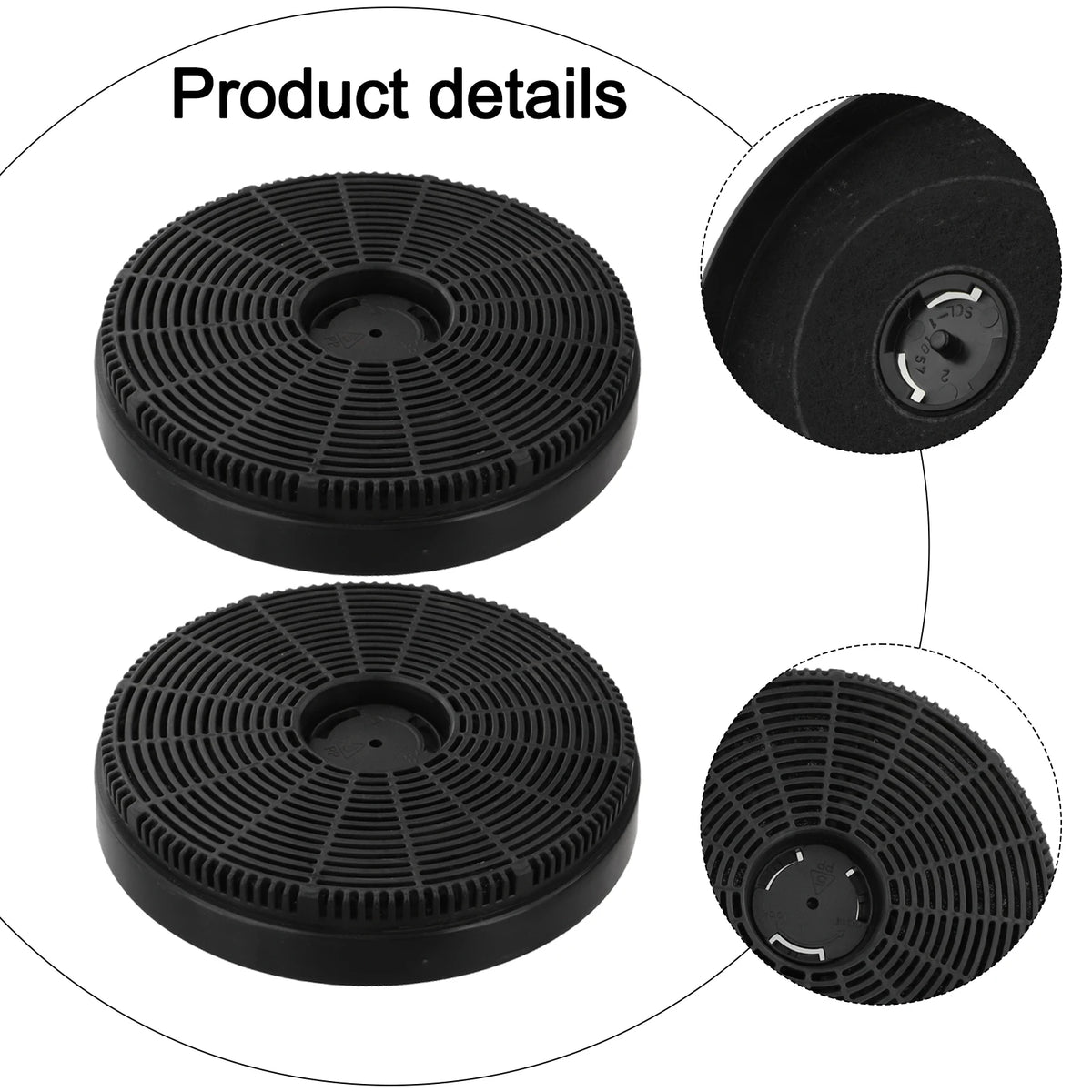 2PCS 160×30mm Activated Carbon Filter Kitchen Range Hood Activated Carbon Filter Accessories