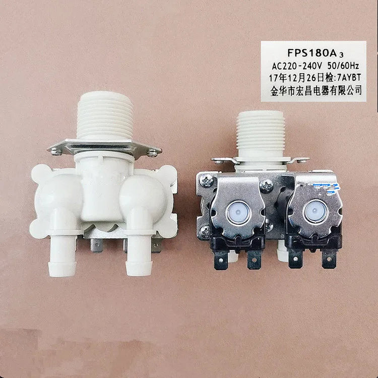 Compatibility Compatible with LG Washing Machine Electric Water Inlet Solenoid Valve 5221EN1005B FPS-180A 50/60Hz 220V Washing Parts