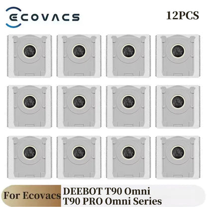 For ECOVACS DEEBOT T90 Omni / T90 PRO Omni Series Robot Vacuum Cleaners Main Brush Mop Cloth Dust Bag Side Brush Filter Parts
