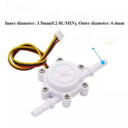 Coffee machine flowmeter, water dispenser flowmeter sensor, tower interface Hall sensor, 2 points