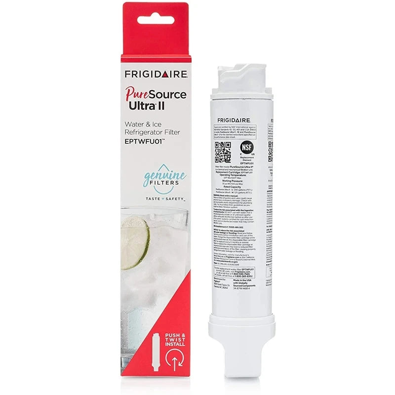 Replacement Refrigerator Water Filter Compatible with Frigidaire EPTWFU01