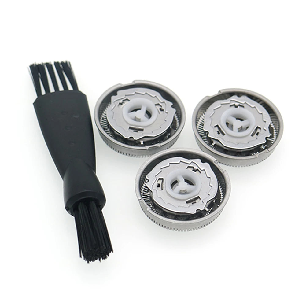 3pcs Replacement Shaver Head Compatible with Philips Norelco HQ3 HQ56 HQ55 HQ442 HQ300 HQ916 HQ5426 HQ5430 HQ5625 HP1700 HS896 Razor Blade