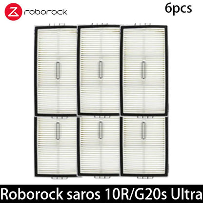 Compatible with Roborock Saros 10R/G20S Ultra Accessories Brush Filter Mop Cloth Dust Bag Spare Parts