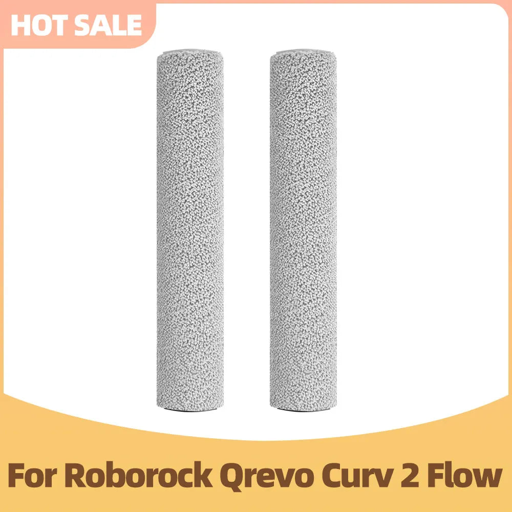 Compatible with Roborock Qrevo Curv 2 Flow / Qrevo Edge 2 Flow / Saros 20 Flow Roller Mop Main Side Brush Filter Dust Bag Parts