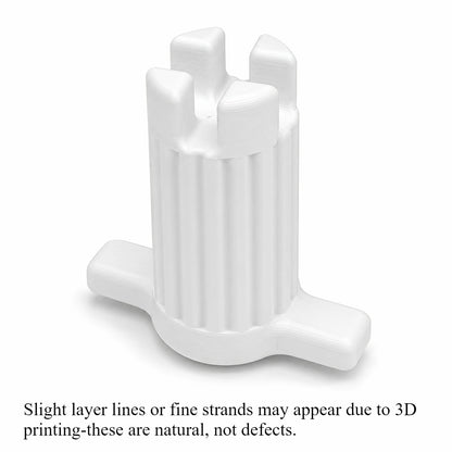 96mm T Handle 4-Prong Washing Machine Filter Cap Wrench Ribbed Grip Drain Pump Laundry Repair Tool