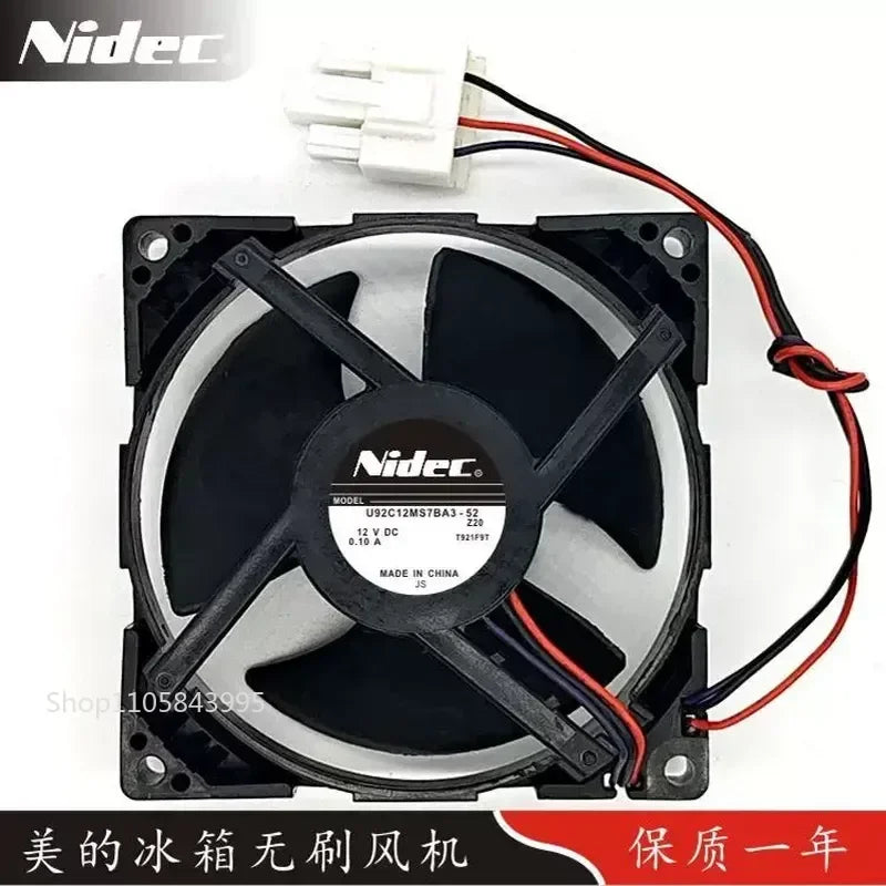 Compatible with Midea Refrigerator BCD-182WL Freezer Compartment Fan U92C12MS7BA3-52Z20 Fan Motor Accessories