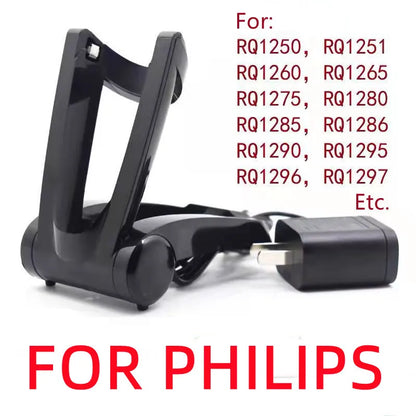 Replacement Shaver Charging Dock Compatible with Philips RQ12 / RQ1250 / RQ1251 / RQ1252 / RQ1255 — Model Options