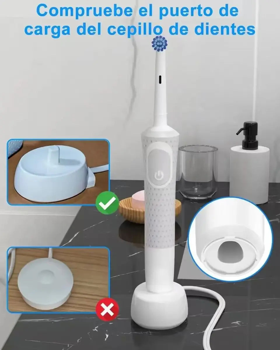 Replacement Toothbrush Charger Compatible with Braun / Oral-B 1000 / 3000 / 5000 / 7000 / 7500