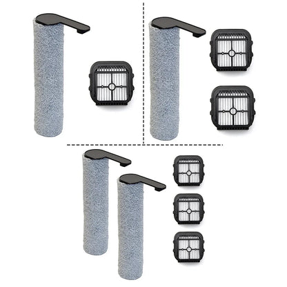 For Laresar S7 Pro Wet Dry Vacuum Cleaner Replacement Parts Roller Brush Bar HEPA Filter Kit Efficient Cleaning Accessory Set