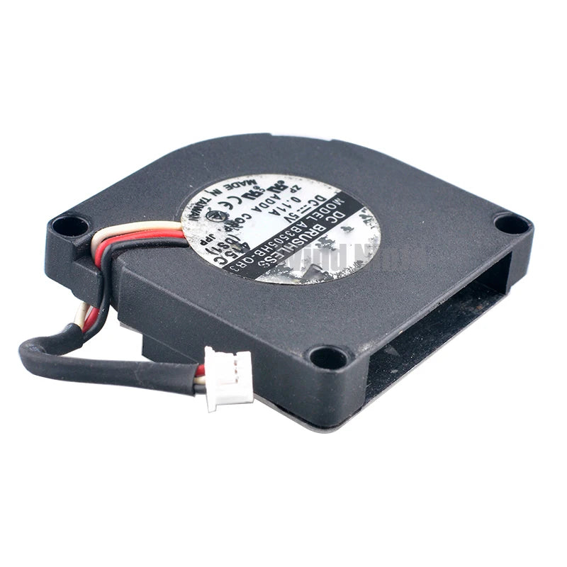 AB3505HB-QB3 35mm Blower Fan 3.5cm 35x35x6mm DC5V 0.11A 3-Pin Micro Cooling Fan for Router Projectors