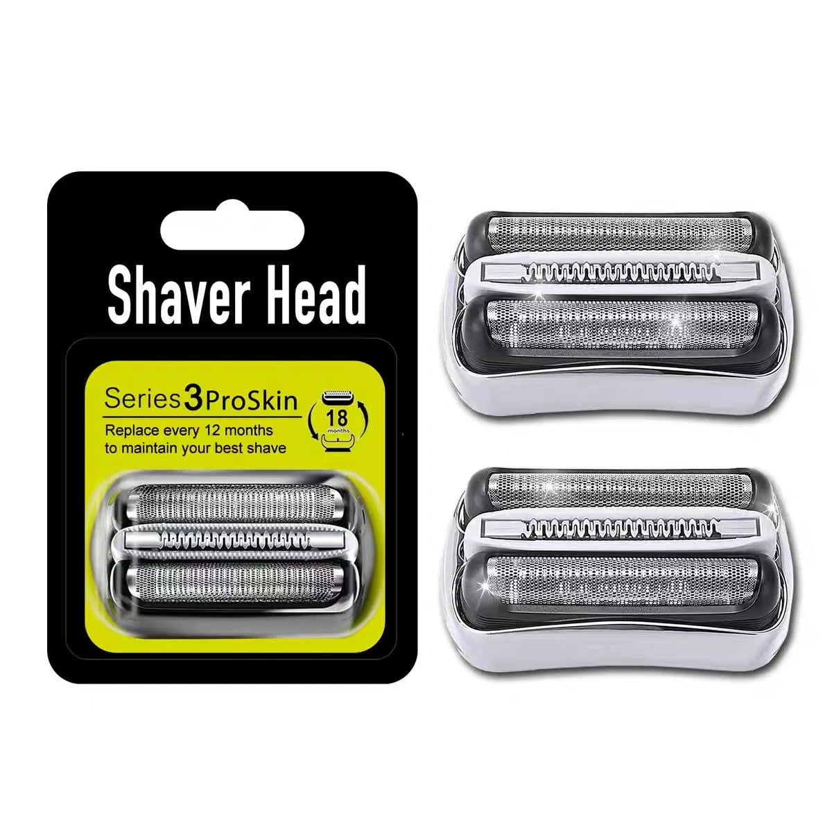 010--Washable 32S Shaver Blade Replacements Compatible with S3 Series Electric Razor Head Accessories