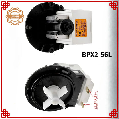 BPX2‑56L EAU62263305 Drain Pump Motor, AC220‑240V 50Hz Washing Machine Repair Accessory Compatible with LG