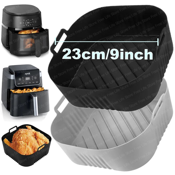 Silicone Air Fryer Mold for Philips 2000 Series NA230 XL 6.2L COSORI 5.5L/6L/6.2L/6.4L Reusable Baking Dish Airfryer Accesorios
