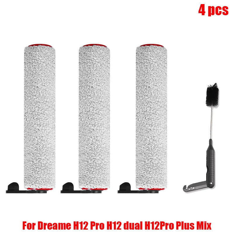 Dreame H12 Pro / H12Plus / H12 Dual Soft Brush Spare Parts Wet Dry Vacuum Cleaner Roller Hepa Filter Accessories