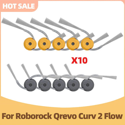 Compatible with Roborock Qrevo Curv 2 Flow / Qrevo Edge 2 Flow / Saros 20 Flow Roller Mop Main Side Brush Filter Dust Bag Parts
