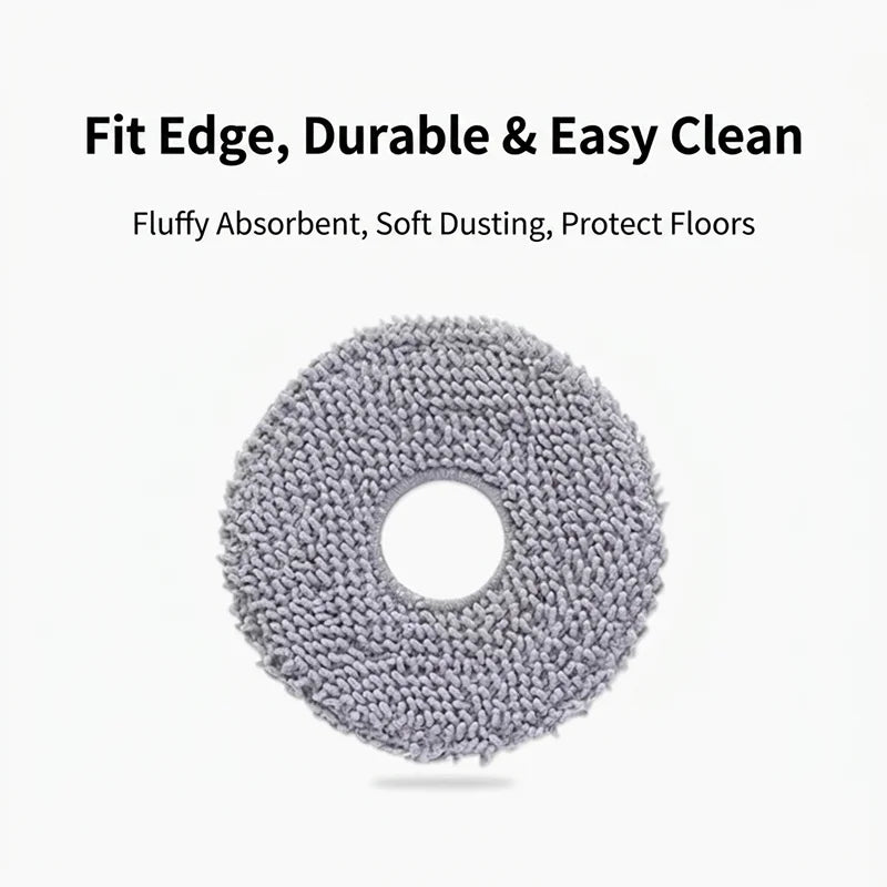 Compatible with Roborock Q Revo MaxV/Q Revo S/Q Revo Pro Robot Vacuums Cleaner Accessory Dust Bag Main Side Brush HEPA Filter Mop Cloths Spa
