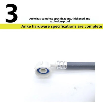Automatic Washing Machine Inlet Hose 3/4 Inch High Pressure European Water Inlet Hose ‌Explosion Proof Garden Water Supply Pipe