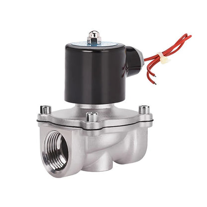 Electric Solenoid Valve Normally Closed Stainless Steel 1/2" 3/4" 1" 2" DN6-DN50 For Water Oil Air, Hvac AC220V DC24V DC12V