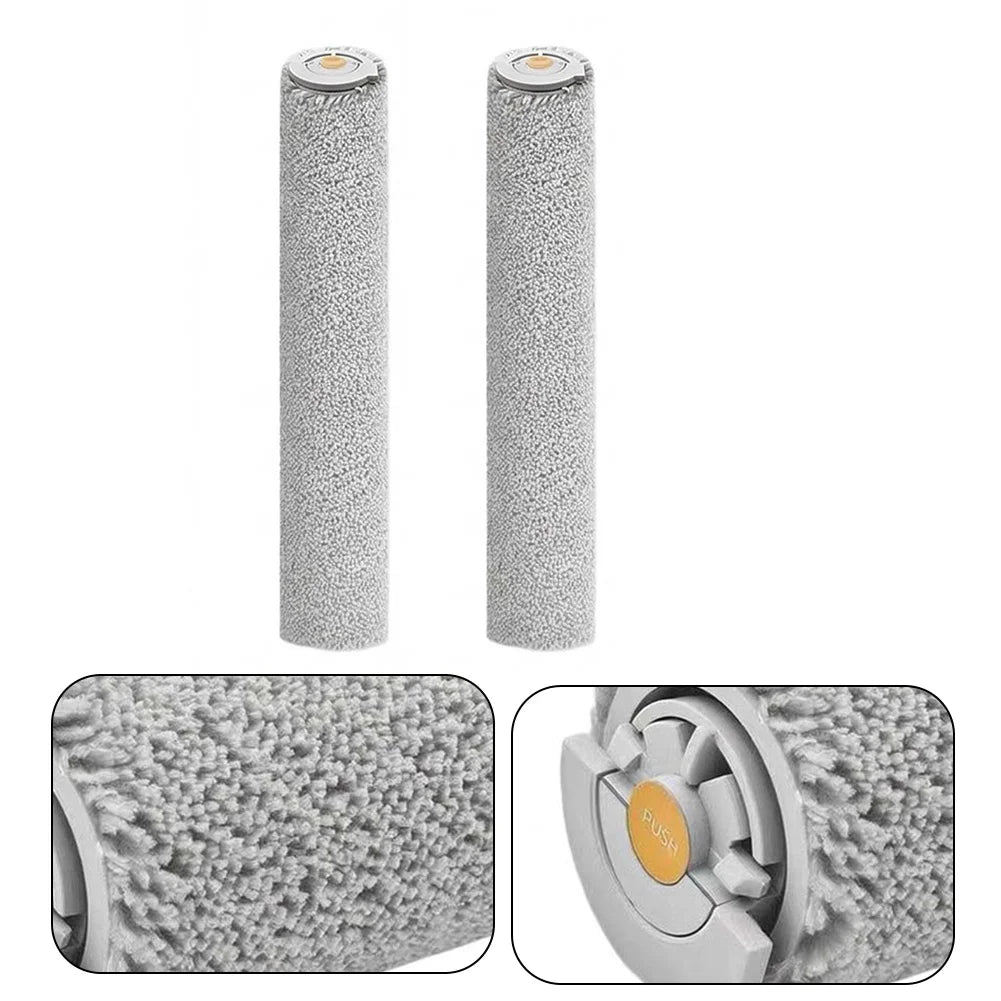 Replacement Roller Brush Mop For Qrevo For Edge 2 Flow Robot Vacuum Cleaner Fiber Cleaning Accessory Parts Set