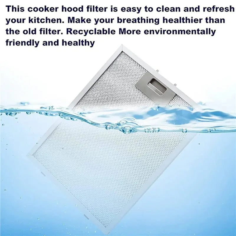 LITE-6PCS WB02X24871 Range Hood Grease Filter For GE JVW5361SJSS JVW5361EJ1ES JVW5361EJES Aluminum Mesh Hood Grease Filter