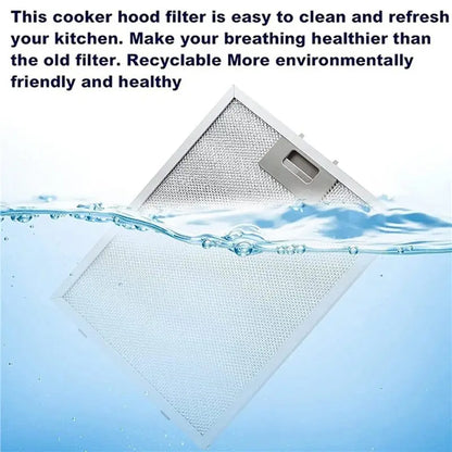 LITE-6PCS WB02X24871 Range Hood Grease Filter For GE JVW5361SJSS JVW5361EJ1ES JVW5361EJES Aluminum Mesh Hood Grease Filter