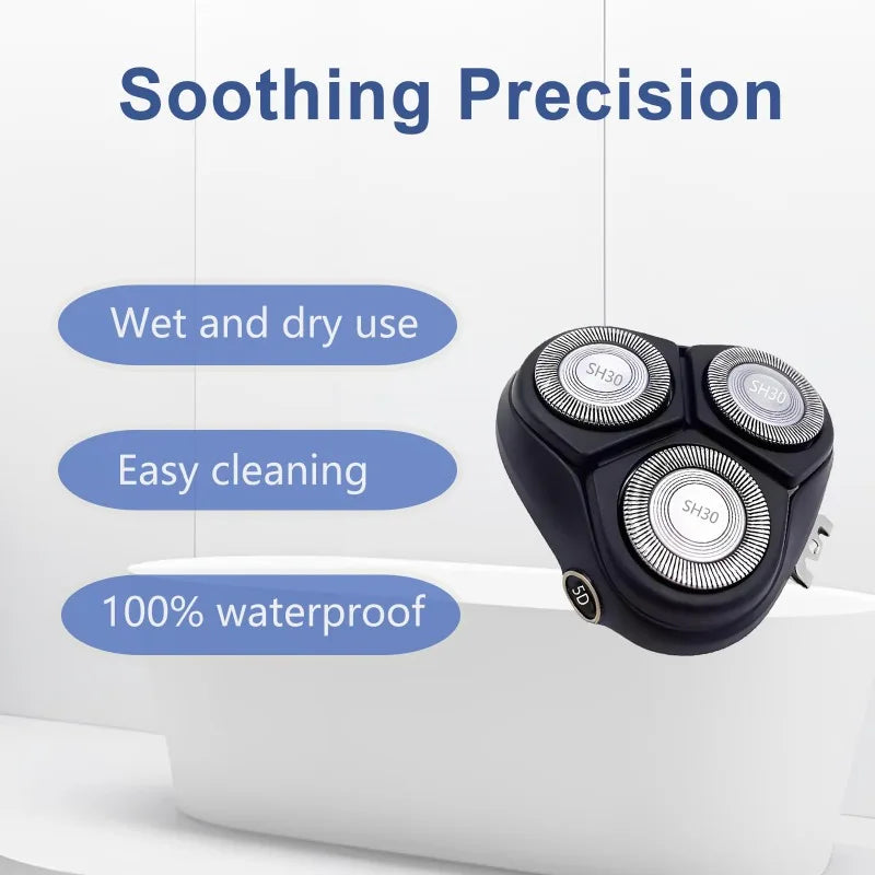 Complete Head Kit Compatible with Philips Shaver Series4000 Series1000 S4301 S4302 S4303 S3206 Shaver Including Blade Mesh Holder Top Cover