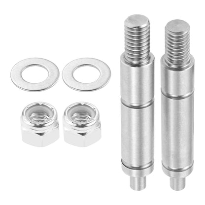 2pcs W10359269 Dryer Drum Roller Shafts Left & Right Side Kit Compatible with Whirlpool Crosley W10359270 AP6020386 PS11753705 339489 K34908