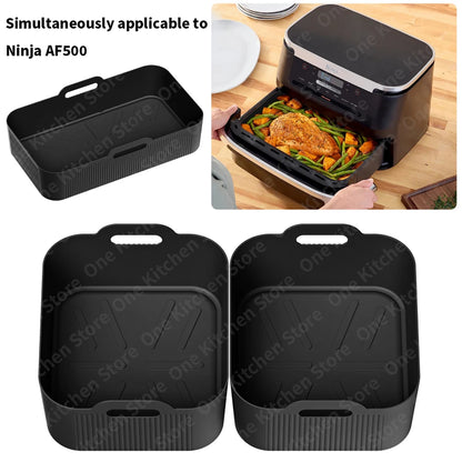 Silicone Air Fryer Mould for COSORI Foodi Flex 10L Silicone Mould Accessories for Ninja AF500 Air Fryer Accessories