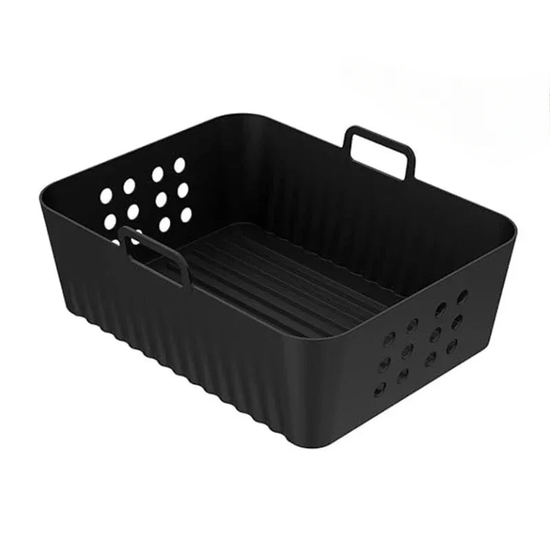 2Pcs/1Pcs Air Fryer Silicone Liners for Ninja SL400 SL401 Stack XL Basket Reusable Air Fryer Baking Tray Airfryer Accessories
